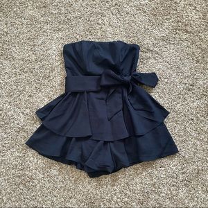 princess polly navy blue romper